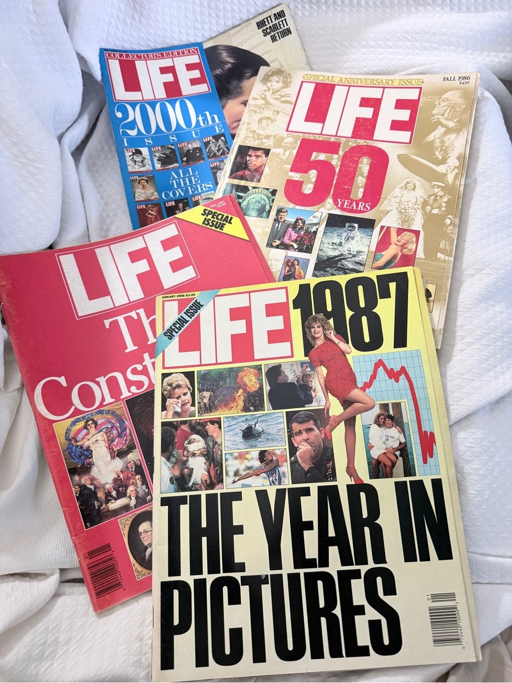Vintage LIFE Magazine Lot of 4 Special Issues 1986 1987 1988 2000